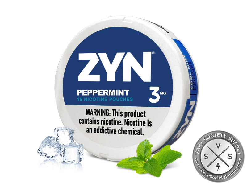ZYN Peppermint 3mg nicotine pouch